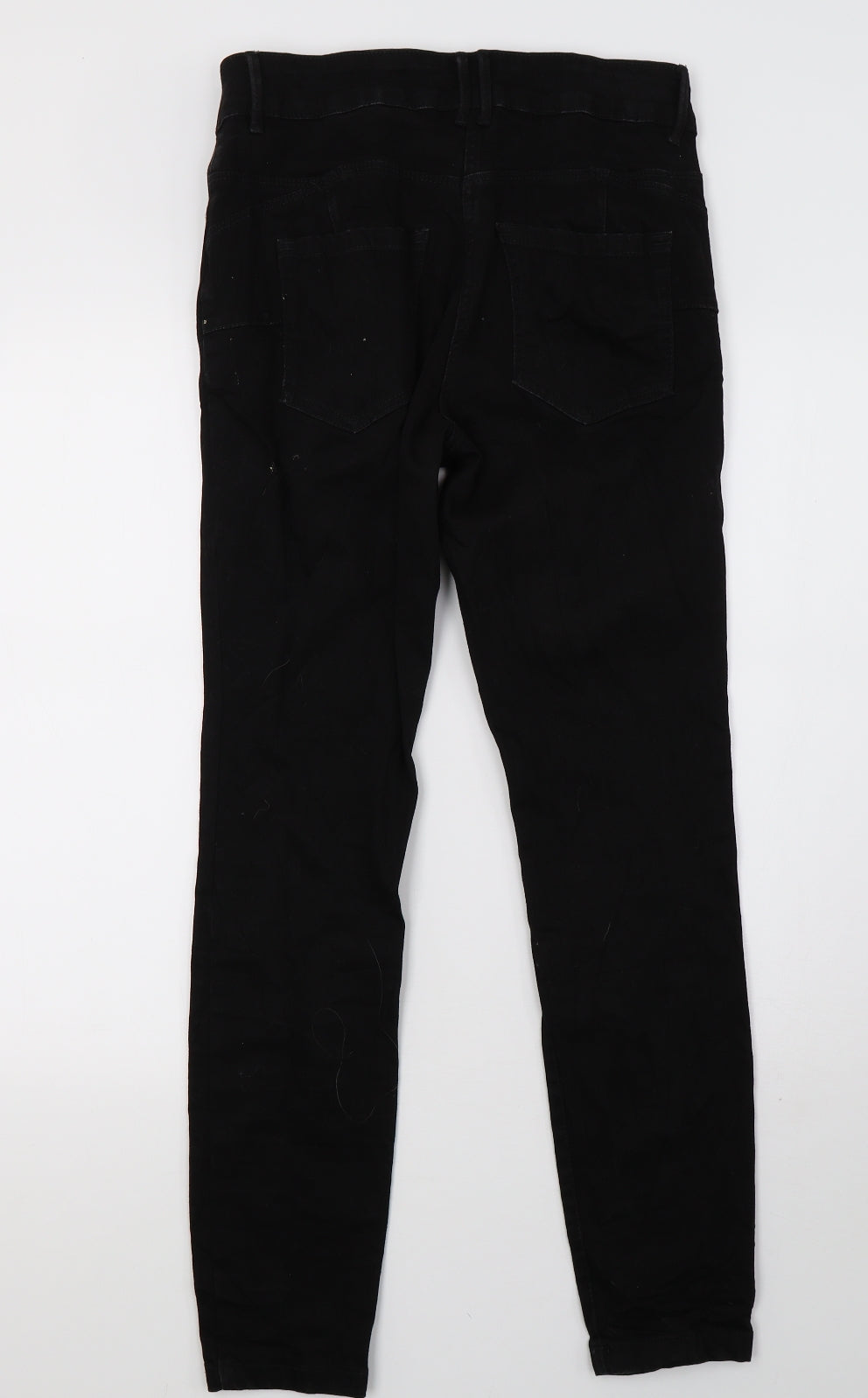 NEXT Womens Black  Denim Skinny Jeans Size 12 L30 in
