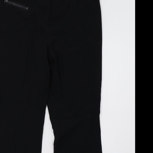 NEXT Womens Black   Trousers  Size 8 L29 in