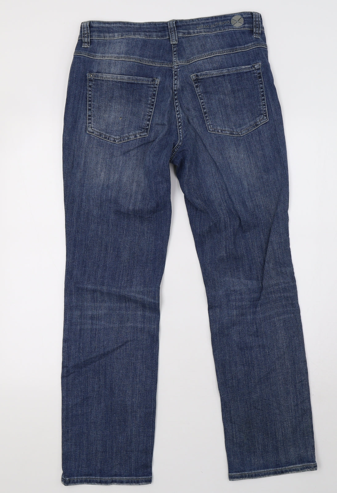 DREAM Womens Blue  Denim Straight Jeans Size 12 L30 in
