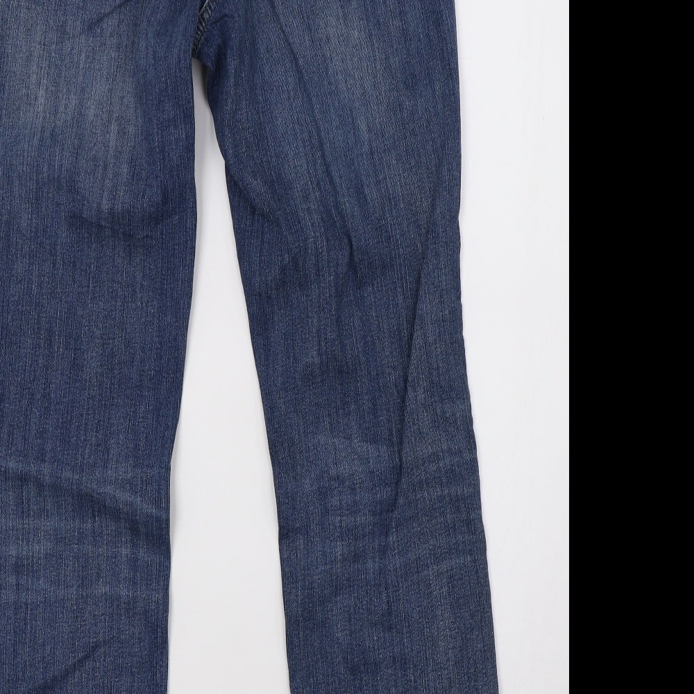 DREAM Womens Blue  Denim Straight Jeans Size 12 L30 in