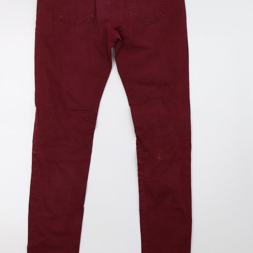 Reverse Womens Purple  Denim Mom Jeans Size 12 L31 in