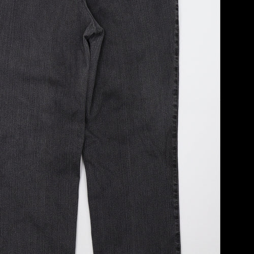 Preworn Womens Grey  Denim Jegging Jeans Size 14 L30 in