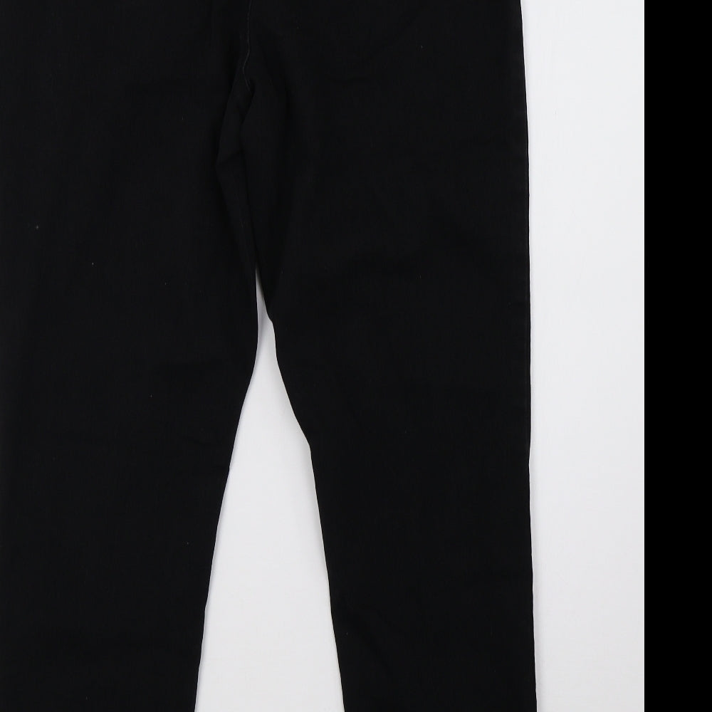 pep&co Womens Black  Denim Jegging Trousers Size 16 L29 in