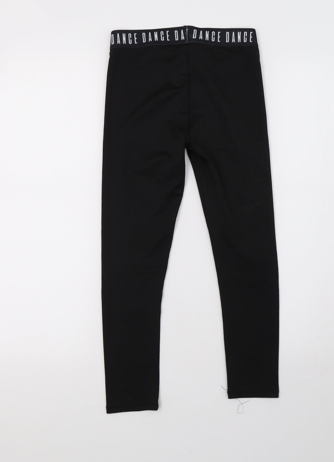 Preworn Girls Black   Sweatpants Trousers Size S