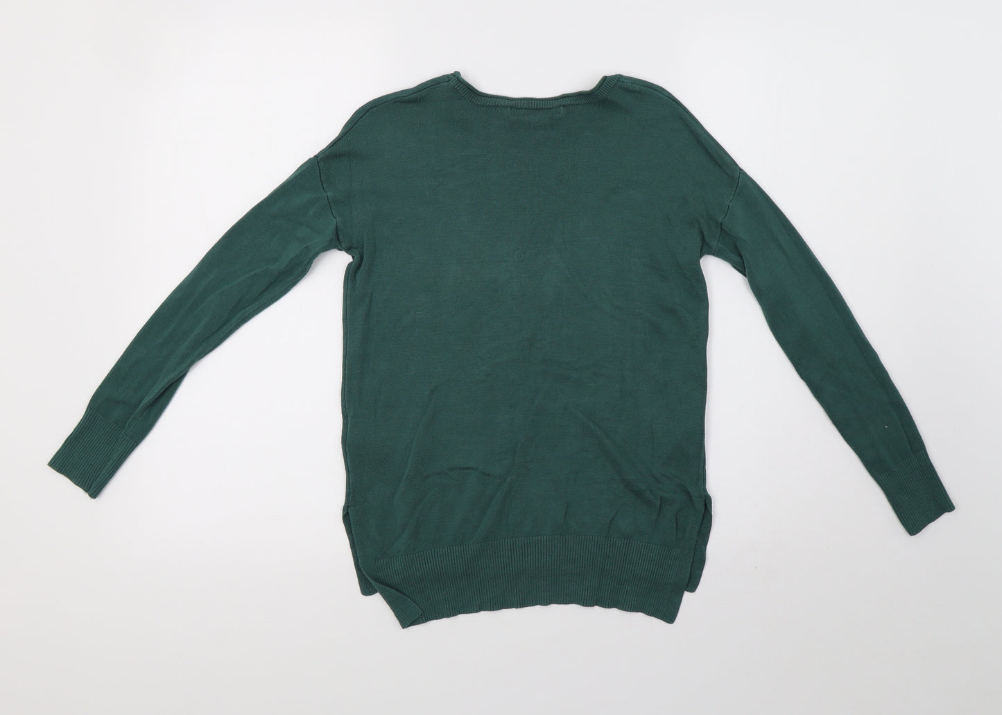 Primark Womens Green  Knit Pullover Sweatshirt Size 6