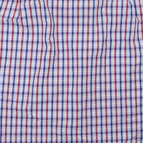 Dustin Mens White Check   Button-Up Size L