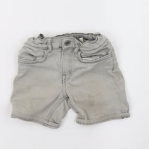 Primark Girls Grey  Denim Sweat Shorts Size 2-3 Years