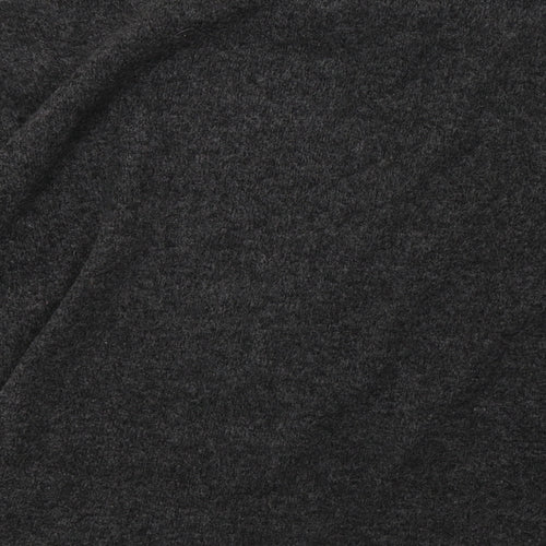 Nutmeg Womens Grey  Knit Pullover Sweatshirt Size 12