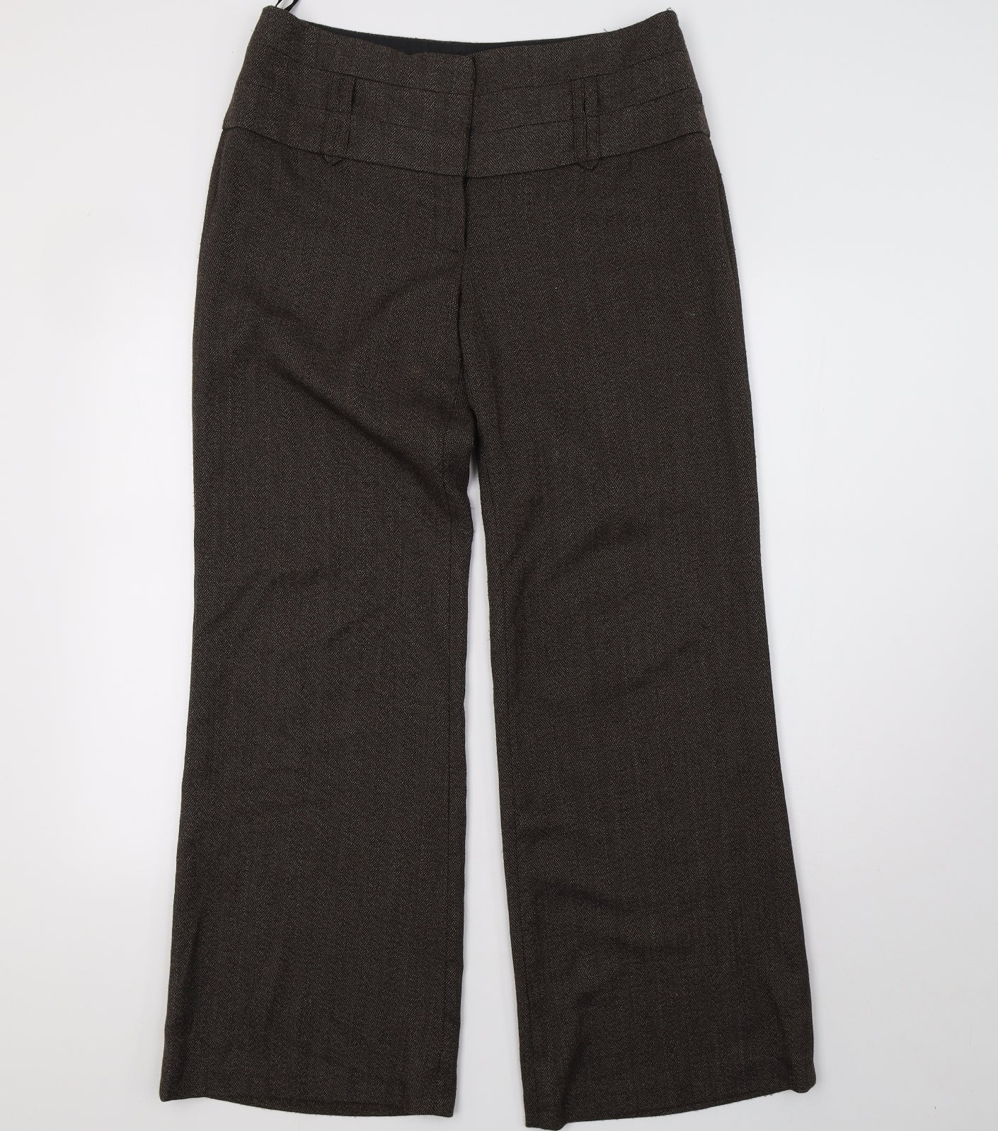 Dorothy Perkins Womens Brown   Trousers  Size 12 L31 in