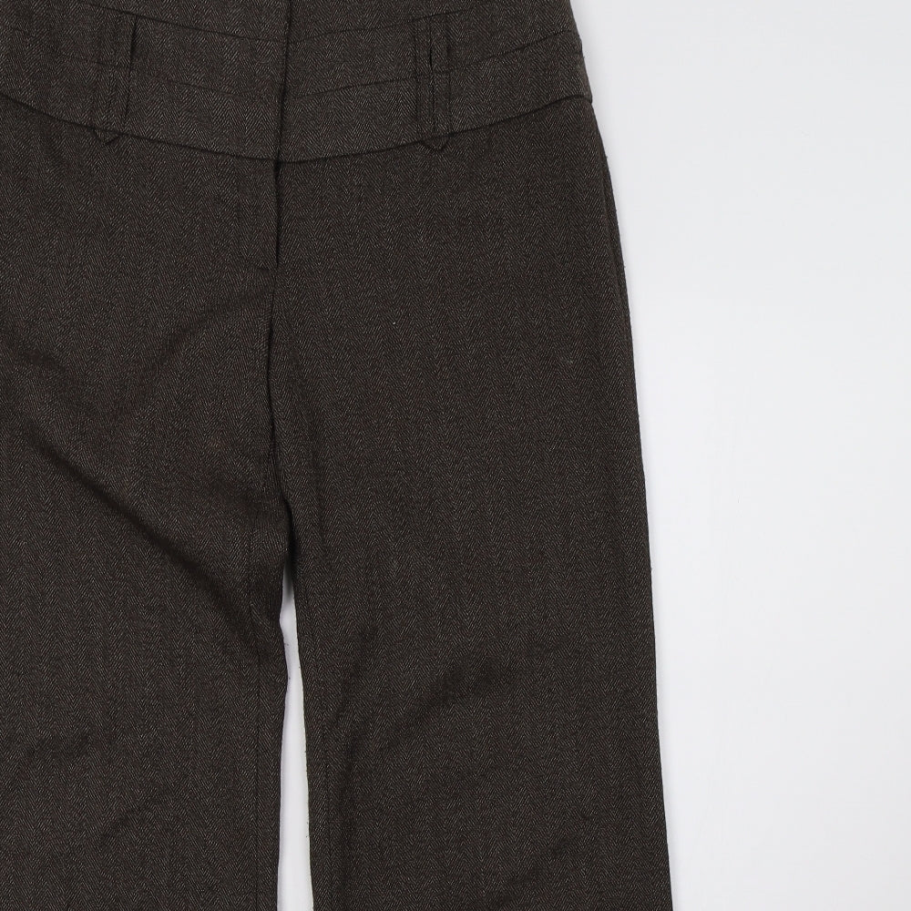 Dorothy Perkins Womens Brown   Trousers  Size 12 L31 in