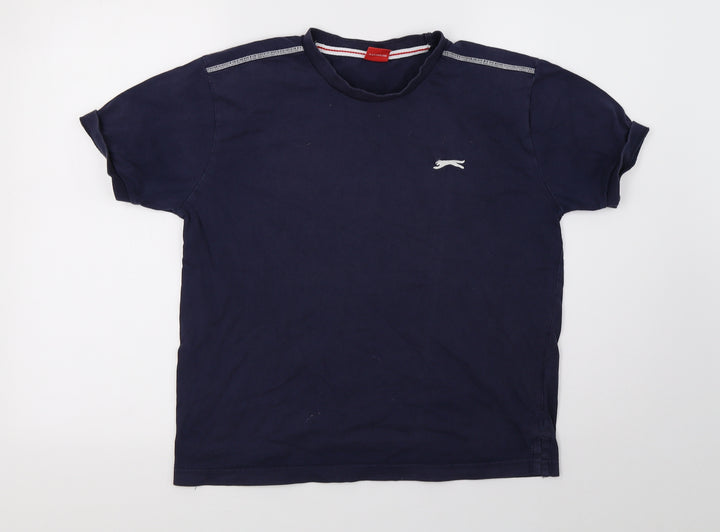 Slazenger Boys Blue   Basic T-Shirt Size 11-12 Years