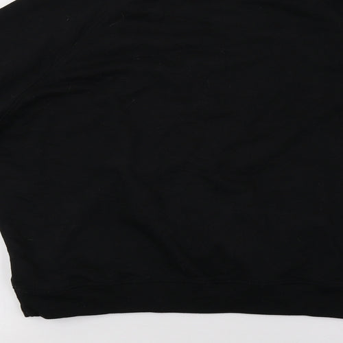 Missguided Womens Black   Pullover Sweatshirt Size 8