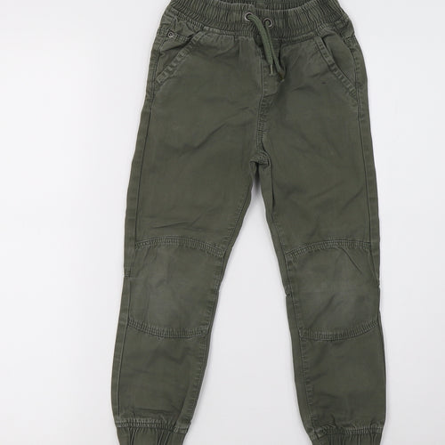 Sainsburys Girls Green   Cargo Trousers Size 7 Years