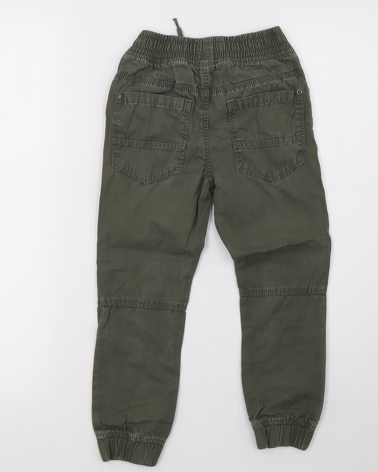 Sainsburys Girls Green   Cargo Trousers Size 7 Years