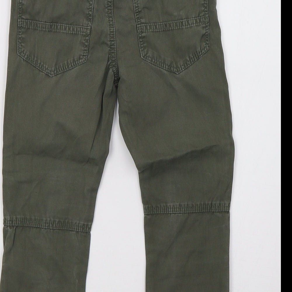 Sainsburys Girls Green   Cargo Trousers Size 7 Years