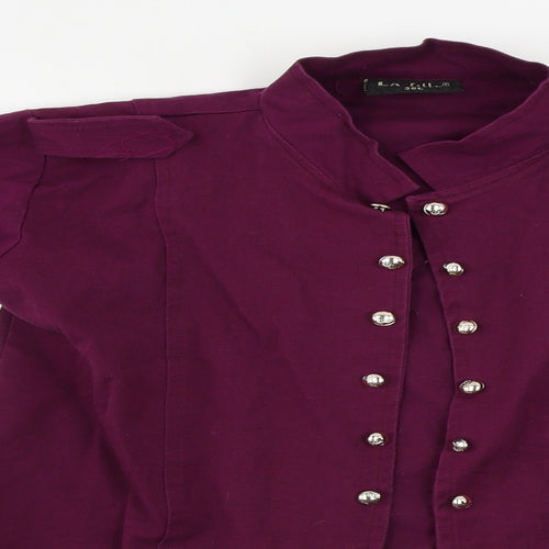 La Fille  Womens Purple   Jacket Coat Size 8