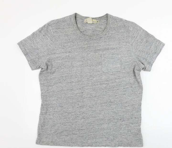 H&M  Womens Grey   Basic T-Shirt Size XL