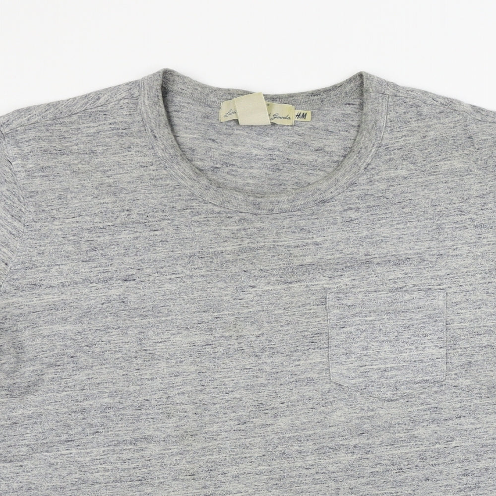 H&M  Womens Grey   Basic T-Shirt Size XL