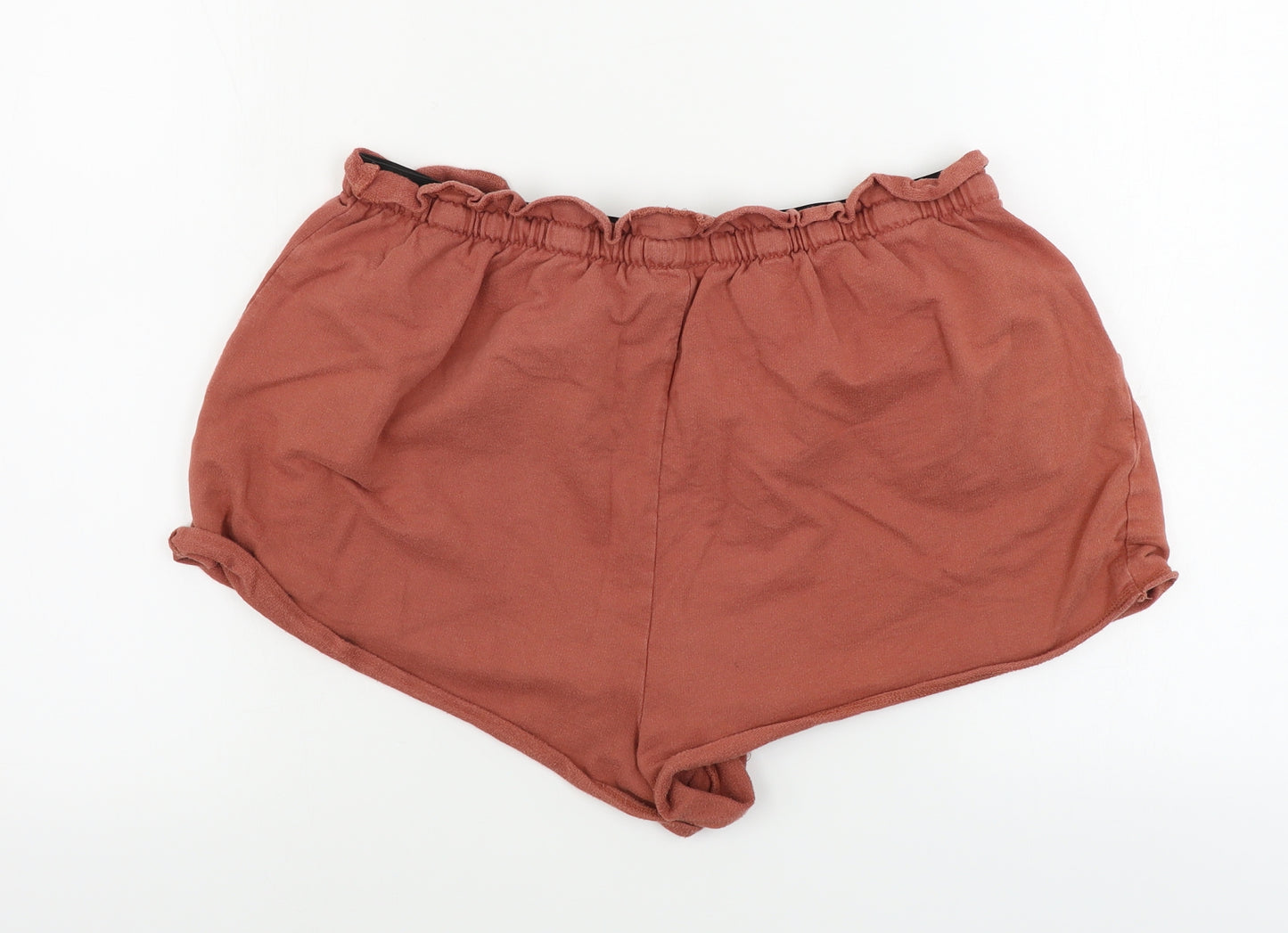 Primark  Womens Red Paisley  Cut-Off Shorts Size L
