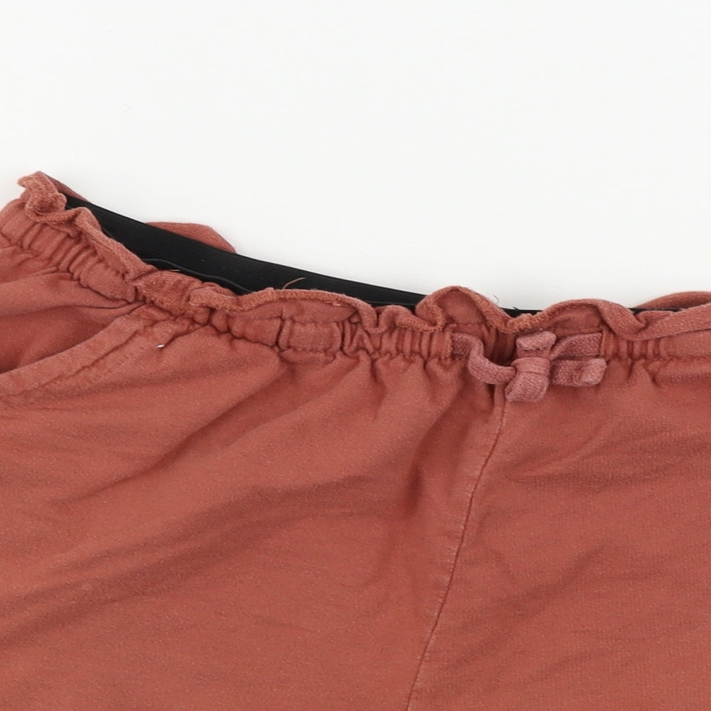 Primark  Womens Red Paisley  Cut-Off Shorts Size L