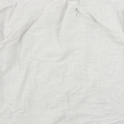Marks and Spencer  Mens Beige    Button-Up Size 15.5