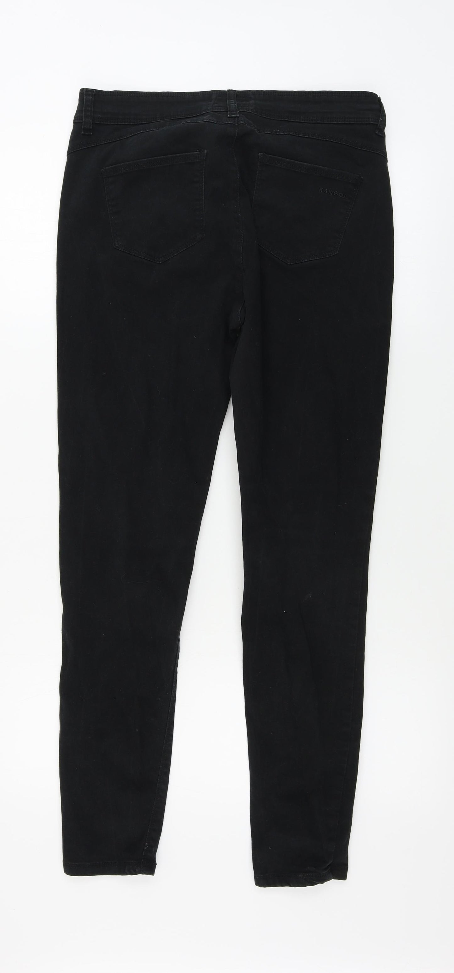Kangol  Womens Black   Skinny Jeans Size 14 L28 in