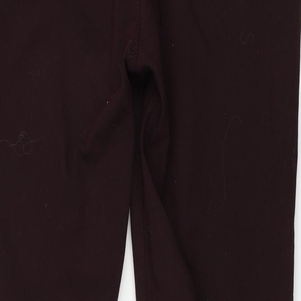 Eden  Womens Red   Jegging Trousers Size 16 L29 in