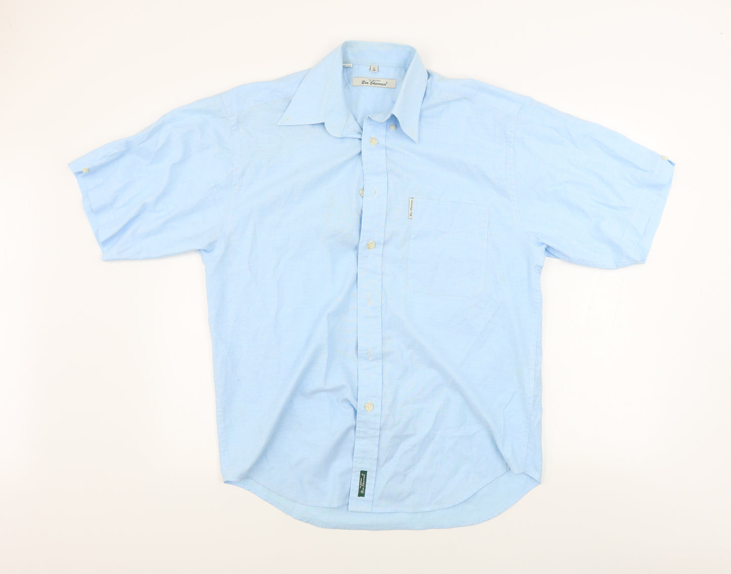 Ben Sherman  Mens Blue    Button-Up Size M