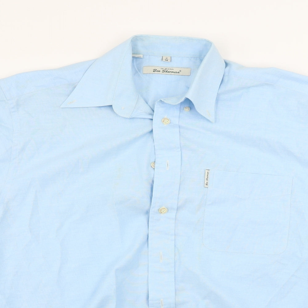 Ben Sherman  Mens Blue    Button-Up Size M