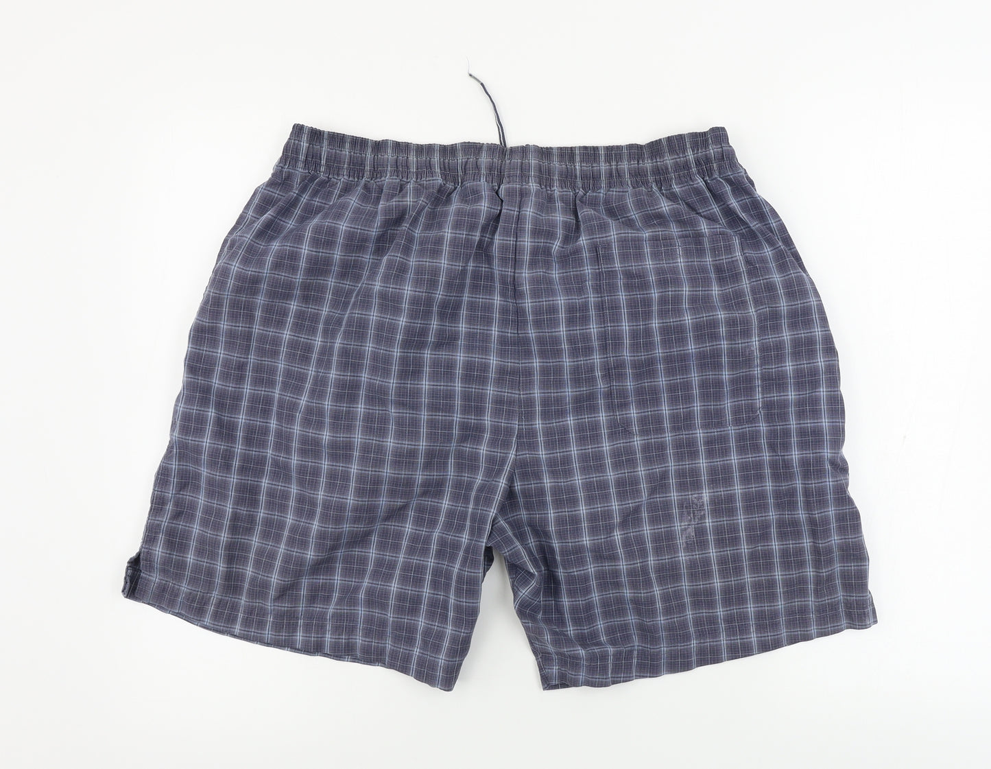 Nike Mens Grey Check  Sweat Shorts Size M