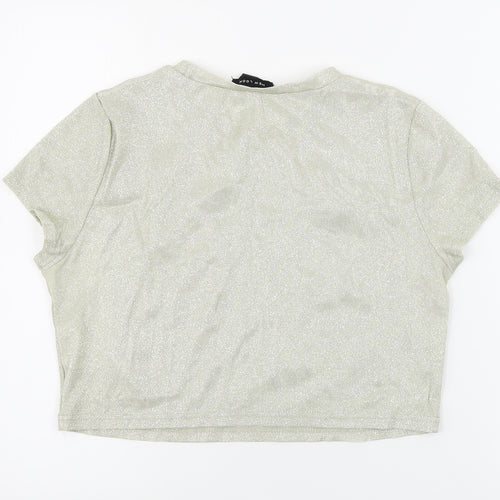 New Look  Womens Beige   Basic T-Shirt Size 14