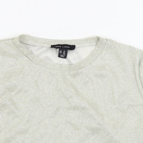 New Look  Womens Beige   Basic T-Shirt Size 14
