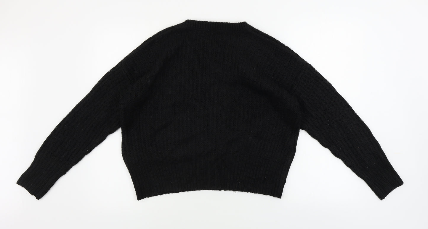 TU Womens Black   Pullover Jumper Size 14