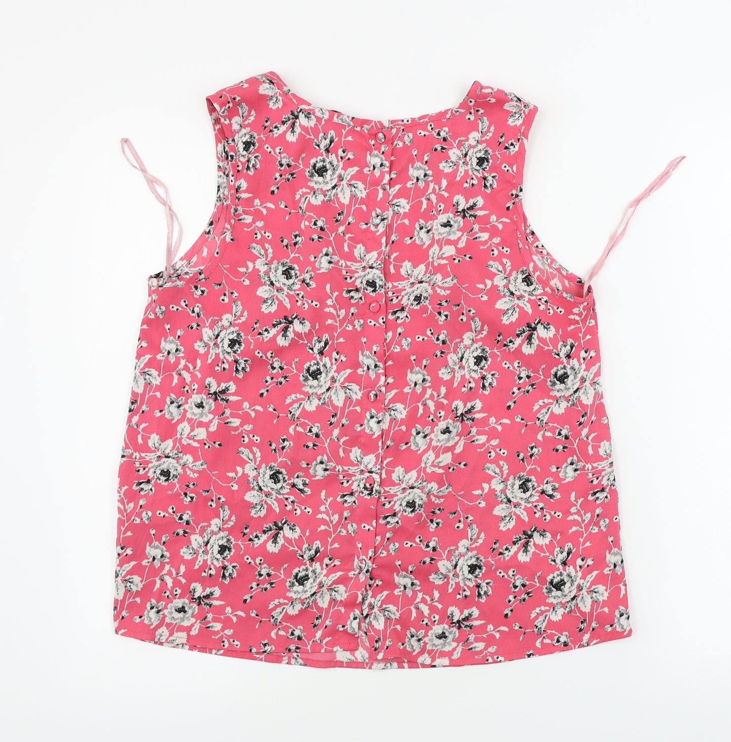 New Look  Womens Pink Floral  Basic Blouse Size 14