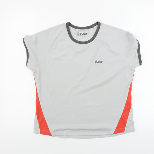 Marks and Spencer  Womens Grey   Basic T-Shirt Size 12