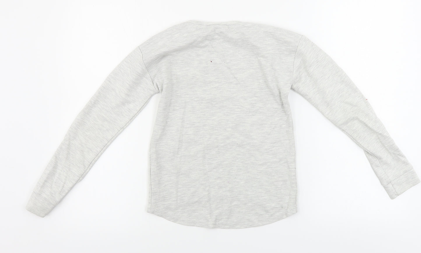 Matalan Girls Grey   Pullover Jumper Size 10 Years