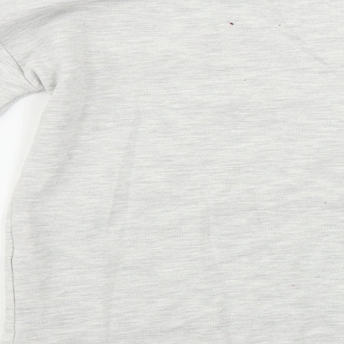 Matalan Girls Grey   Pullover Jumper Size 10 Years