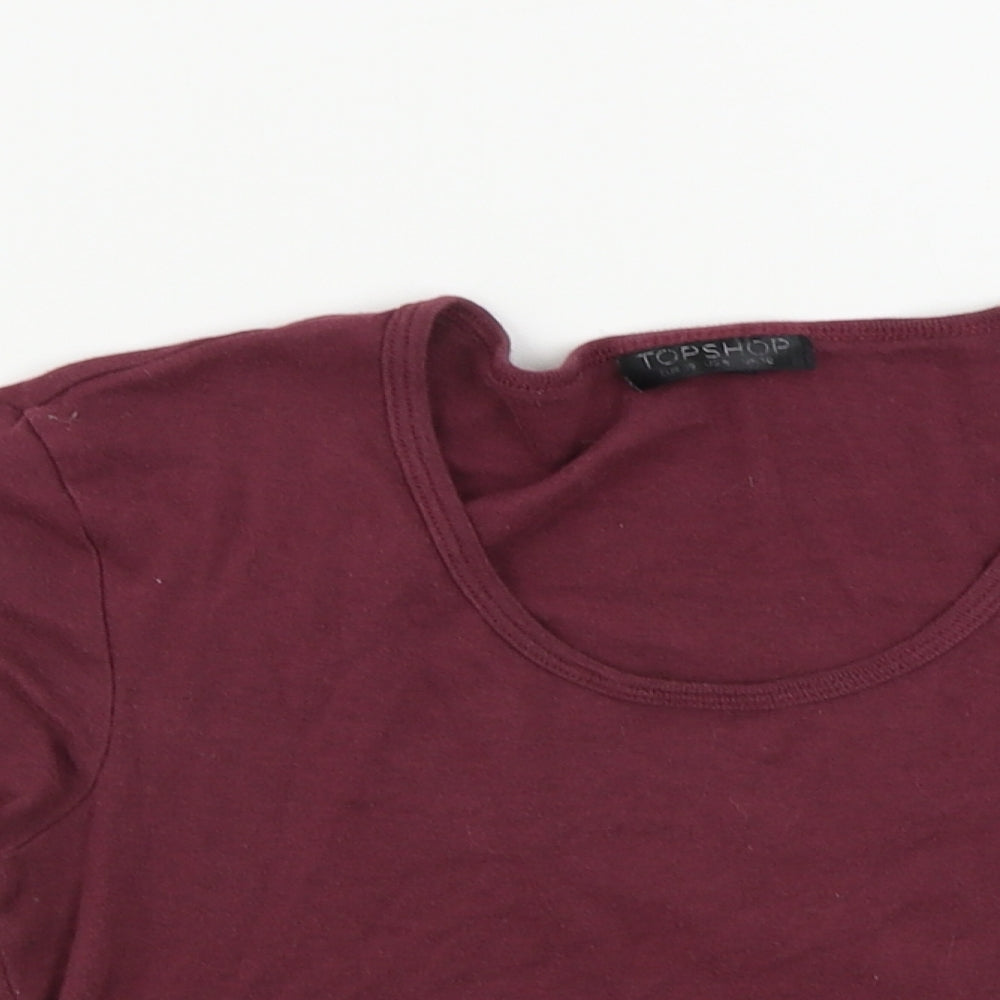 Topshop  Girls Pink   Basic T-Shirt Size 10 Years