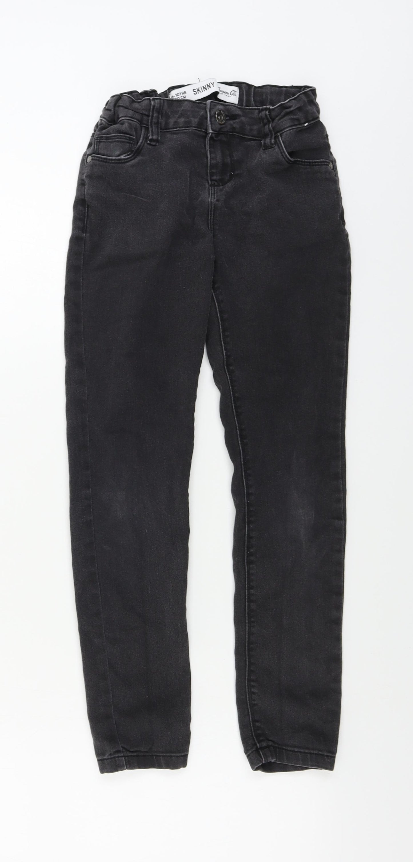 denim co Girls Grey   Skinny Jeans Size 9-10 Years