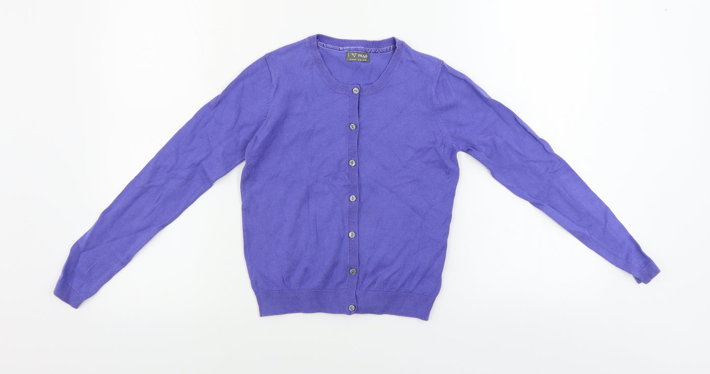 NEXT  Girls Blue   Cardigan Jumper Size 9-10 Years