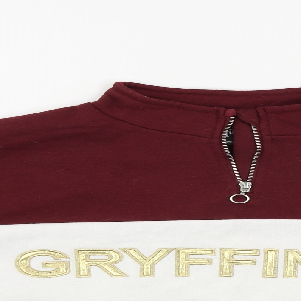Harry Potter Girls Brown   Henley Jumper Size 10-11 Years