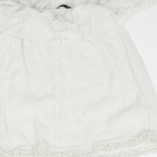 Primark Girls White   Basic Tank Size 11-12 Years