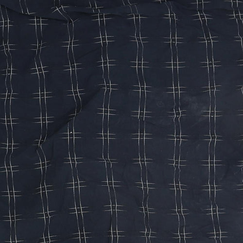 NEXT Mens Black Check   Button-Up Size S