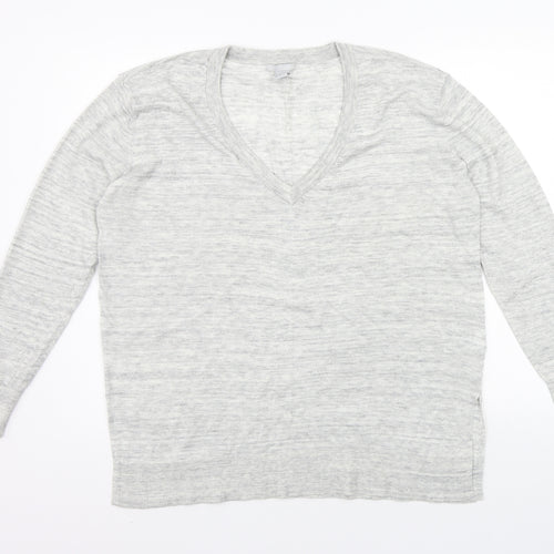 H&M Womens Grey   Pullover Jumper Size L