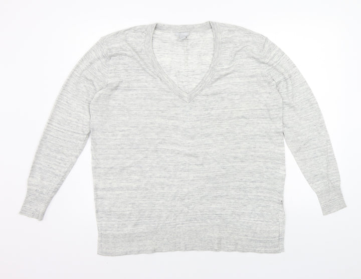 H&M Womens Grey   Pullover Jumper Size L