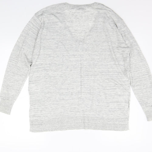 H&M Womens Grey   Pullover Jumper Size L