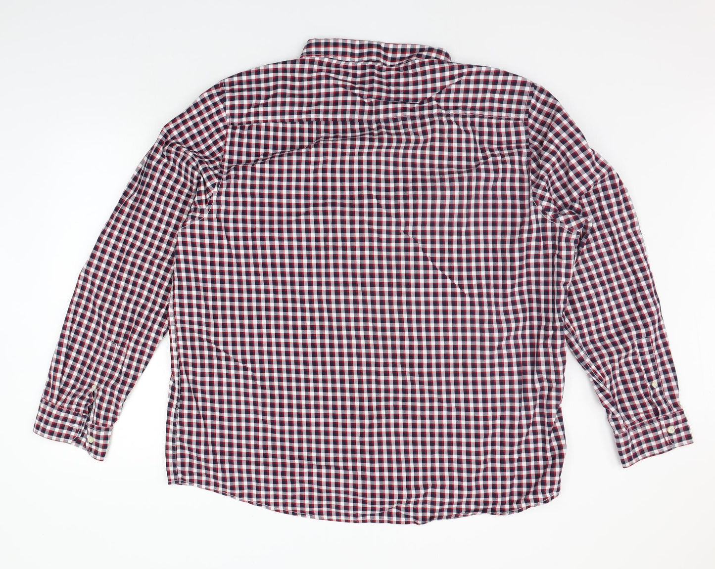 F&F Mens Purple Check   Button-Up Size 2XL