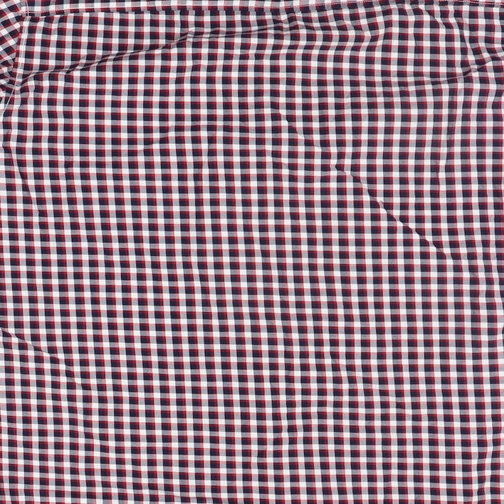 F&F Mens Purple Check   Button-Up Size 2XL