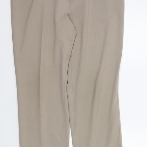 Artigiano Womens Beige   Trousers  Size 16 L26 in
