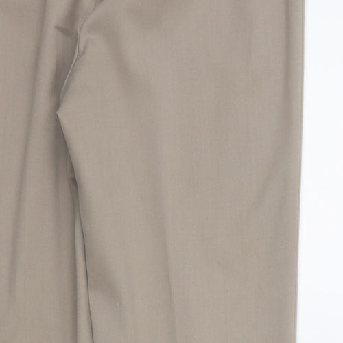 Artigiano Womens Beige   Trousers  Size 16 L26 in